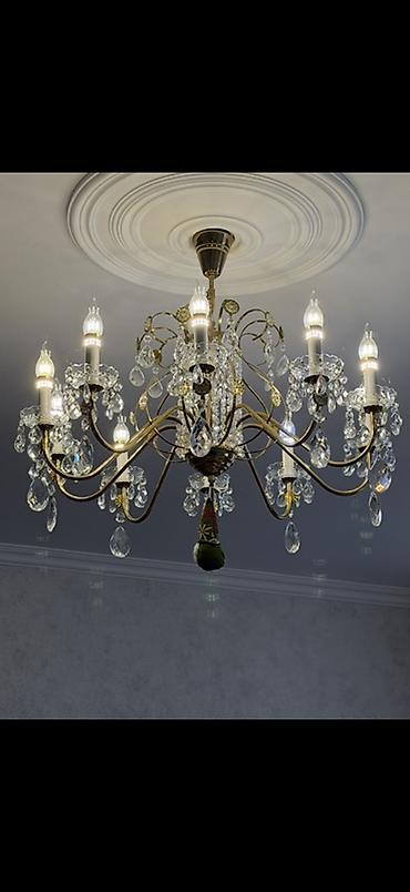 İşıqlandırma: Çılçıraq, 10 və daha çox lampa, Metal — 3
