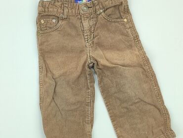 kurtka jesienna chłopięca: Baby material trousers, 9-12 months, 74-80 cm, Lupilu, condition - Good