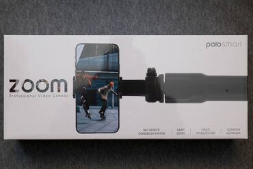 Telefon üçün tripodlar: Polo Smart Zoom PSM55 Mobil Gimbal Mobil telefon smartphone
