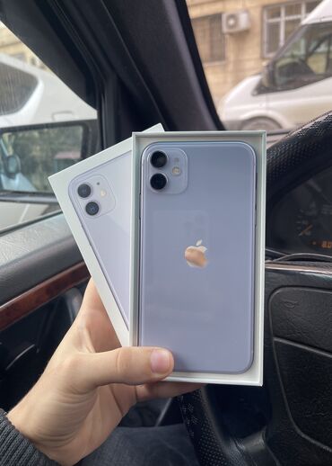 Apple iPhone: IPhone 11, 64 GB, Deep Purple, Simsiz şarj, Face ID