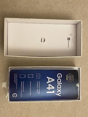 samsung a41 plata: Samsung Galaxy A41, 64 GB, rəng - Qara, Qırıq — 2