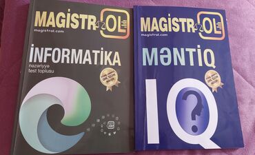 Kitablar, jurnallar, CD, DVD: Məntiq 7
İnformatika 7
Yeni alınıb,içi yazılmayıb