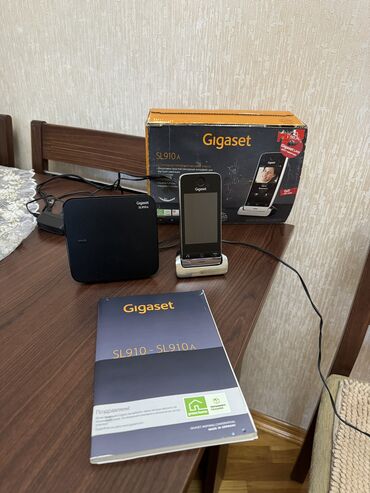 nazik telefonlar: Gigaset ( ev telefonu) SL910 Rengi - qara ve boz İşlənmiş Veziyyəti