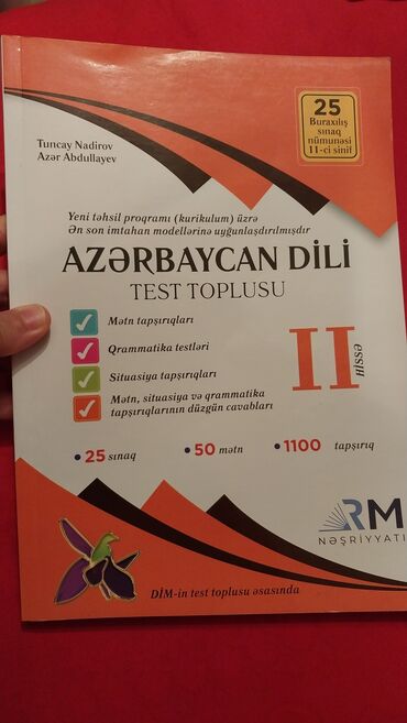 родиноведение 2 класс рабочая тетрадь: Azərbaycan dili Testlər 11-ci sinif, RM, 2-ci hissə