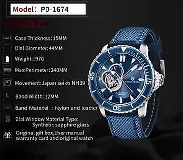 Ručni satovi: PAGANI DESIGN PD-1674 - 44mm - Plava PAGANI DESIGN PD-1674 - 44mm - — 9