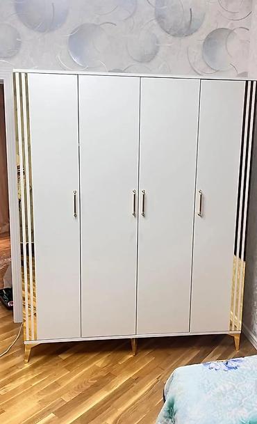 Yeni, 4 qapılı, Güzgülü, Açılan, Düz dolab — 3
