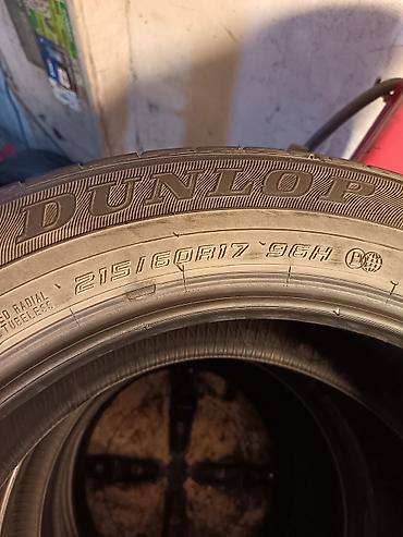 r17 şam: Dunlop yay-yol şinləri dəsti - Marka/model: Dunlop (orijinal yazı və — 2