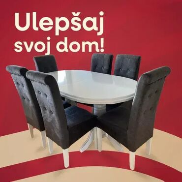 set gedora: 🍽 TRPEZARIJSKI STO I STOLICE 10 🍽 ✨ Kvalitetan trpezarijski set –