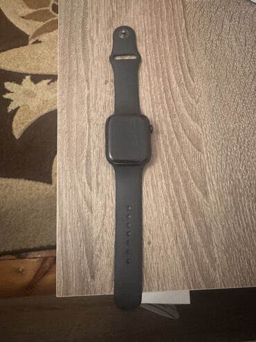 aple saat: İşlənmiş, Smart saat, Apple, Sensor ekran, rəng - Qara