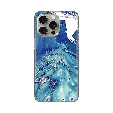fly sx210: Silikonska maska sa printom za iPhone 15 Pro Max 6.7 u dezenu Blue — 1