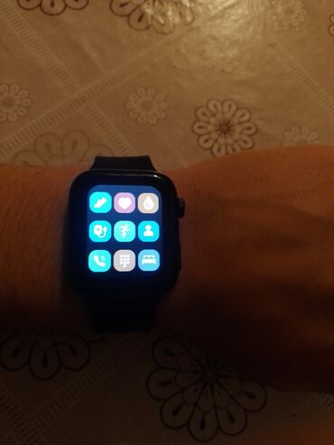 smartwatch hw56 plus: Б/у, Смарт часы, Сенсорный экран, цвет - Черный