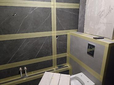 Укладка плитки: Укладка плитки в ванной | Керамогранитая плитка | Вертикальная укладка Больше 6 лет опыта — 8