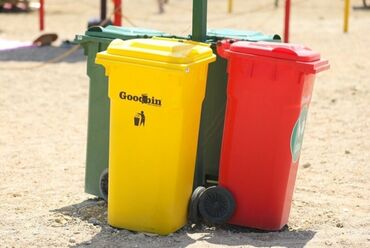 Tullantı qabları: 120 lt sadə küçə üçün zibil qabı.Hündürlüyü-93 sm 120 lt sadə küçə — 2