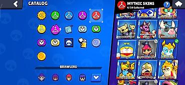 oyun kart: Brawl Stars hesabı – yüksək göstəricilər və zəngin kolleksiya - Kupa — 7