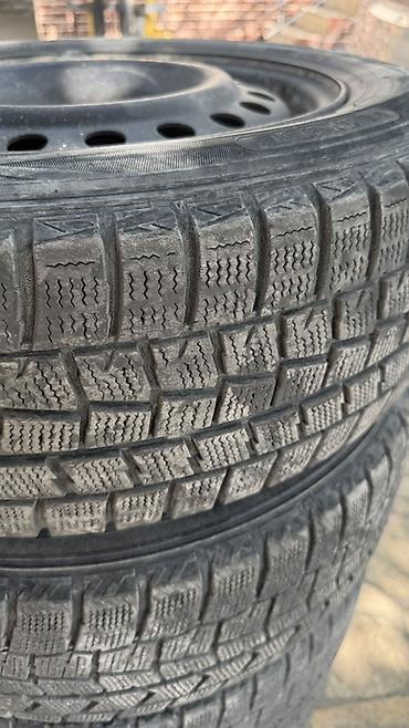 w210 55: Комплект зимних шин Dunlop на штампованных стальных дисках.на хонда — 4