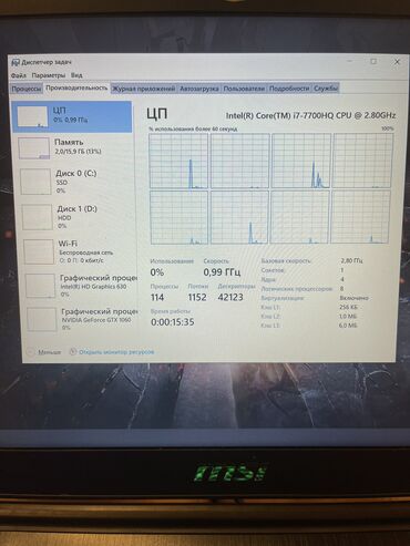 Ноутбуки: Ультрабук, MSI, 16 ГБ ОЗУ, Intel Core i7, 15.6 ", Игровой, память HDD + SSD — 11