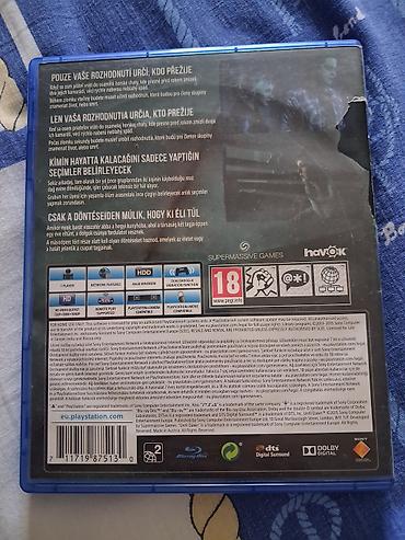 gta sa pc dvd: PS4 üçün Until Dawn diski ideal vəziyyətdə yeni kimidir kağızı hədiyyə — 2