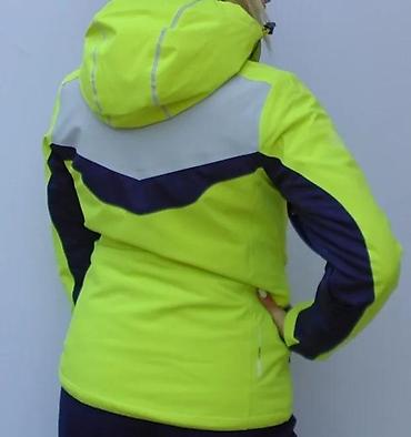 original tech fleece: Ženska sportska jakna za zimu/sneg – neon žuta sa tamnoplavim i — 6