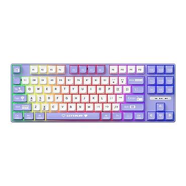 Настольные ПК и комплектующие: AJAZZ AK870MC Purple and White Wired | 87 keys | Type-C | IS1038 — 4