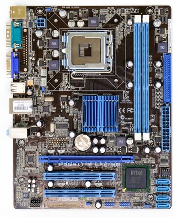 Материнские платы: Материнская плата, Б/у, Asus, LGA775, Для ПК