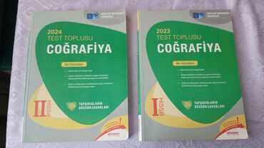 Coğrafiya test toplusu her biri 2 si bir yerde 8 manat yenidir cırıq