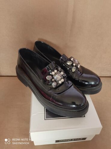 трекинговый обувь: Туфли Donna Moda, 39, цвет - Черный