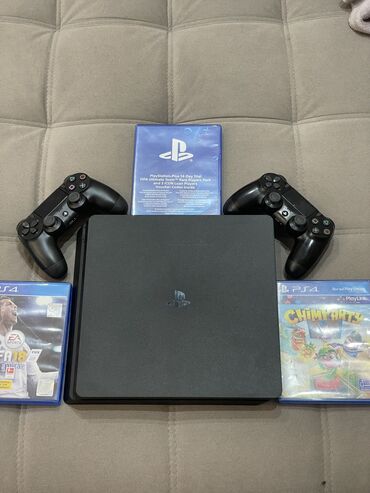 плейстейшин 4: PlayStation 4 - Konsole( 500GB,schwarz,slim,F-Chassis) В идеальном