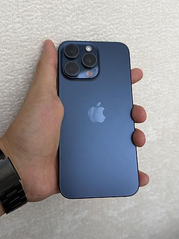 Apple iPhone: IPhone 15 Pro Max, Б/у, 512 ГБ, Blue Titanium, 86 % — 2