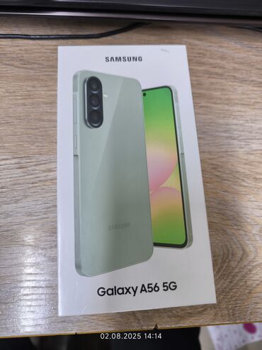 телефон на 256 гб недорого: Samsung Galaxy A56, Новый, 256 ГБ, цвет - Зеленый, 1 SIM, 2 SIM