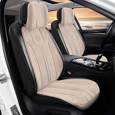 Чехлы и накидки на сиденья: Чехлы Алькантара, С подушкой, цвет - Бежевый, Новый, Самовывоз, Бесплатная доставка, Платная доставка — 10