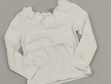 biała bluzka z fredzlami: Bluzka, Tu, 2-3 lat, 92-98 cm, stan - Dobry