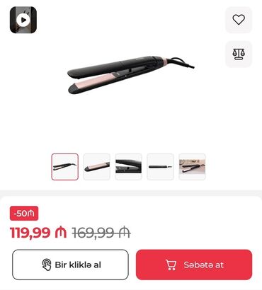 philips qulaqliq: Philips saç ütüsü. ( Yeni kimidi ) Təzəlikcə 119 manata alınıb. 69