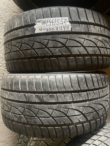 Шины: Шины 255 / 35 / R 18, Зима, Б/у, Пара, Легковые, Корея, Hankook