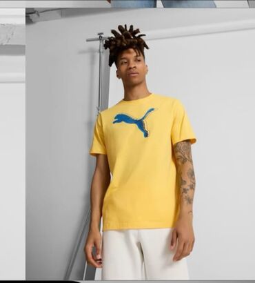 футболки пума мужские: Мужская футболка, 2XL (EU 44), Puma, Новый, Самовывоз