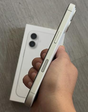 Apple iPhone: IPhone 16, 128 GB, Ağ, Zəmanət, Barmaq izi, Simsiz şarj — 2