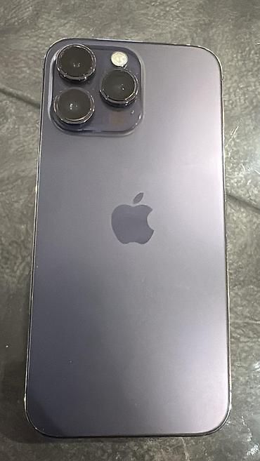 iphone se: IPhone 14 Pro Max, 256 GB, Deep Purple, Face ID, Simsiz şarj, Barmaq izi — 1