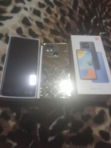 10c: Xiaomi Redmi 10C, 128 GB, rəng - Göy, 
 Sensor, Barmaq izi, İki sim kartlı