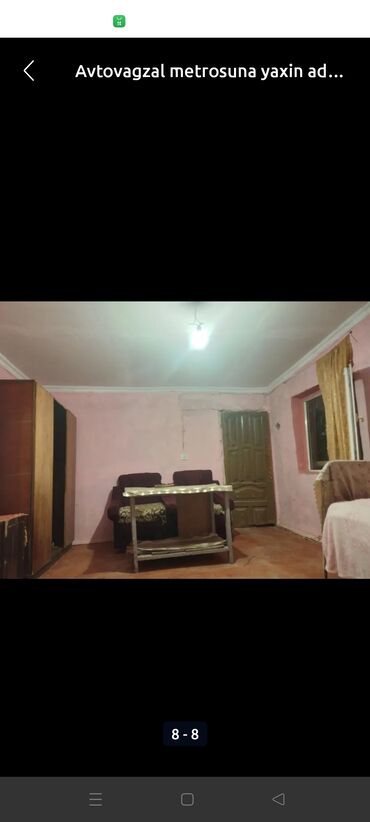 yevlaxda ev: 60 kv. m, 1 otaqlı, Qaz, İşıq, Su