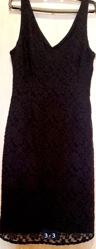 haljina crna amisu: 3XL (EU 46), color - Black, Evening, With the straps