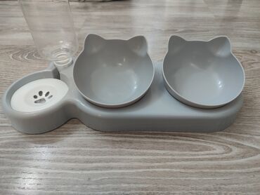 где купить домик для кошки: Двойная миска для кошек/мелких собак с автопоилкой - Комплект