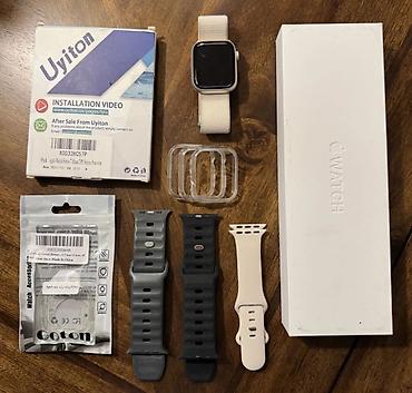 Акылдуу сааттар: Apple Watch с комплектом аксессуаров Комплектация на фото: - — 1