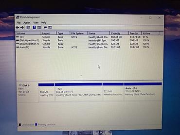 vətən komputer: Toshiba 2.5” 5400 RPM 1 TB modelidir. Windows 10 quraşdırılıb və — 2