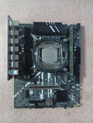 компьютеры block: Материнская плата, Б/у, Huananzhi, LGA2011 v3, Micro-ATX, Для ПК