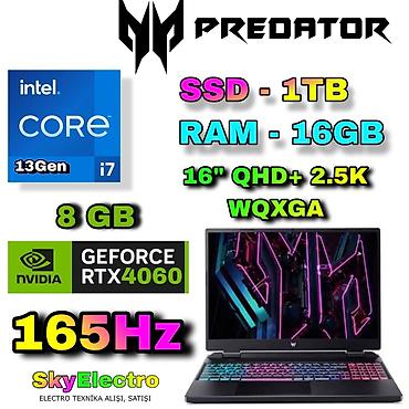 gtx 4060: Yeni Acer Predator, 16 ", Intel Core i7, 1 TB, Rayonlara çatdırılma, Ünvandan götürmə, Ödənişli çatdırılma — 1