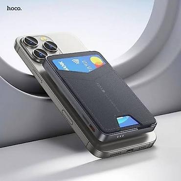 magsafe: Магнитный беспроводной power bank с кардхолдером Повербанк 5000мач с — 2