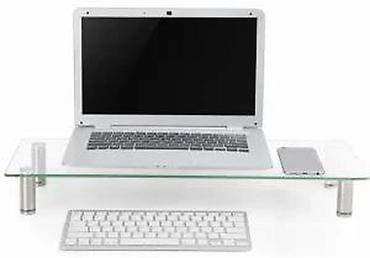 Druga oprema za računare i laptopove: Stakleni stalak/podloga za monitor i laptop - Moderan, minimalistički — 18