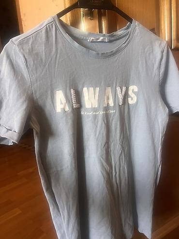 Terranova qadın T‑şörtü - Rəng: açıq mavi - Ön dizayn: “ALWAYS”
