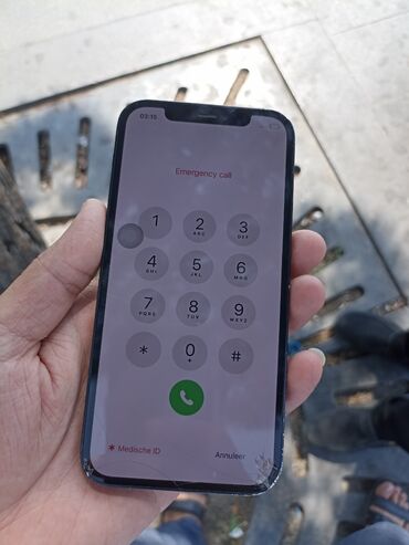 iphone 12 цена в баку: IPhone 12, 128 GB, Jet Black, Qırıq, Face ID