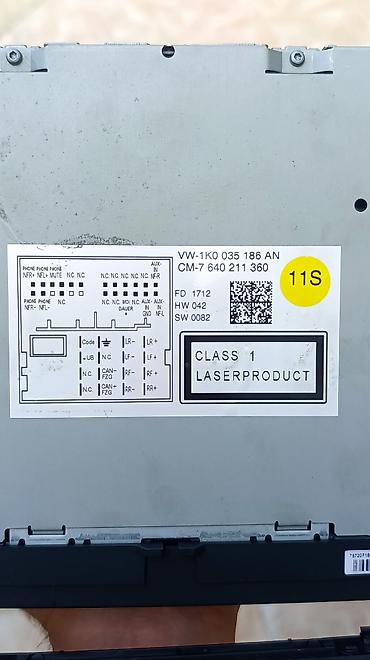 cd çalar: Volkswagen orijinal avtomobil maqnitolası – BOSCH VW Radio LOW EU UP2 — 4