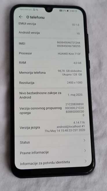 Huawei: Huawei Mate 50 Pro, Otisak prsta — 5